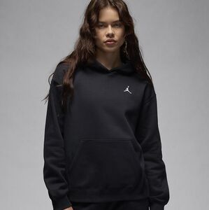Black Jordan Brooklyn Fleece Pullover Hoodie Women's Size XL